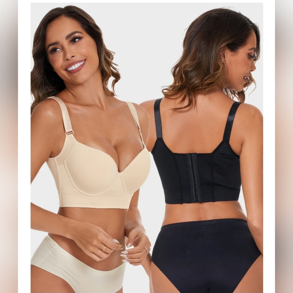 NWOT! SheCurve Back Smoothing Push Up Bra